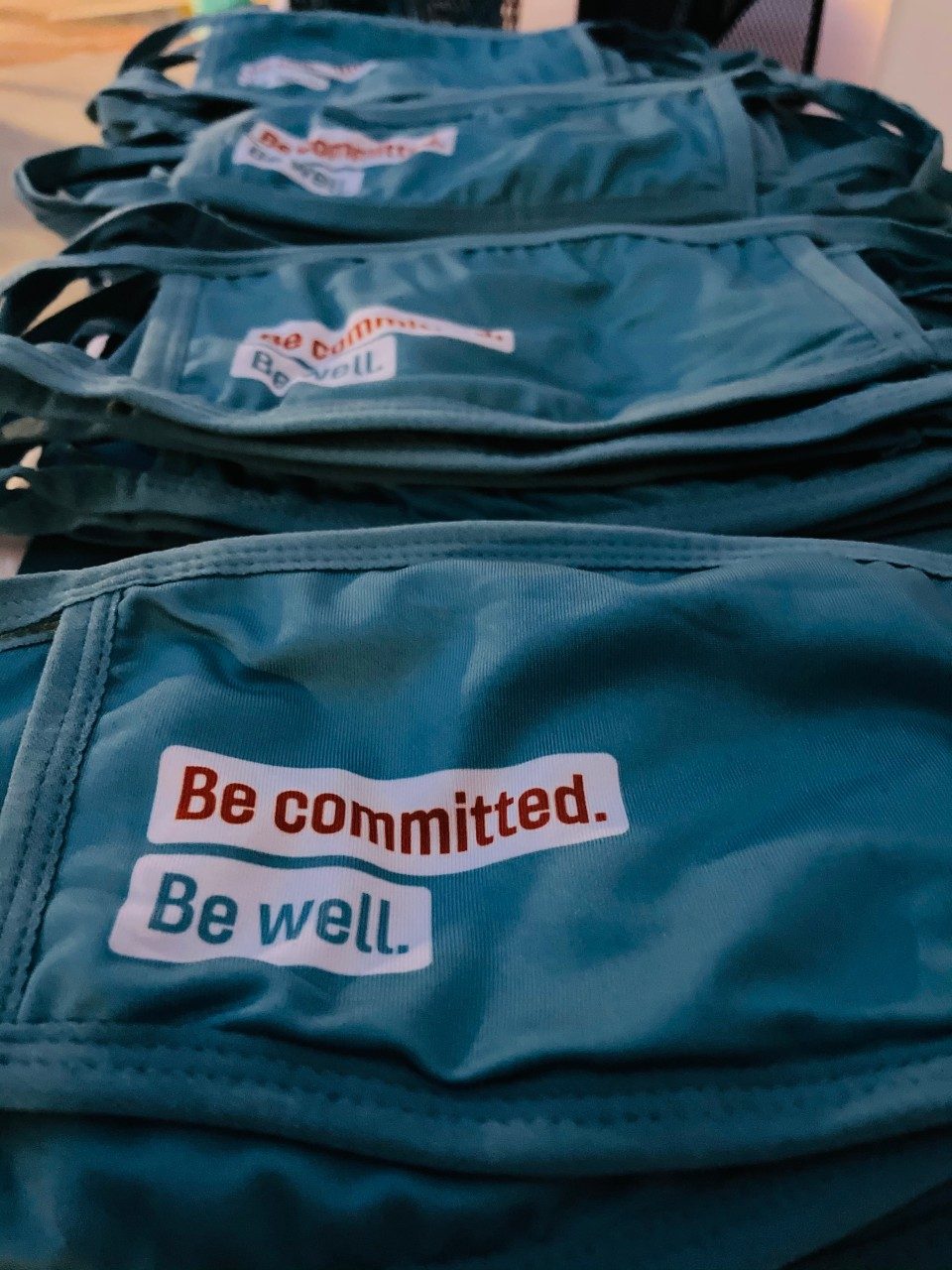 Be Committed Be Well Masks