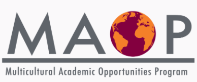 The logo for the Multicultural Academic Opportunities Program (MAOP)